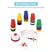 KRISMYA Quick Cups Games for KidsClassic Cup Game for ParentChild Interactive Stacking Cups Game with 24 Picture Cards 30 Cups 6 Sets of 5 Colors Each Bell Instructions - Image 4