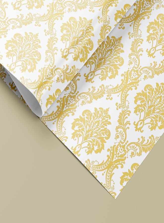 HOMEMATES Self-Adhesive Wallpaper Waterproof Old Furniture Vinyl Stickers Wooden Door Wardrobe Desktop PVC Wall Papers 45 X 304 CM (Royal Flower) - Image 5