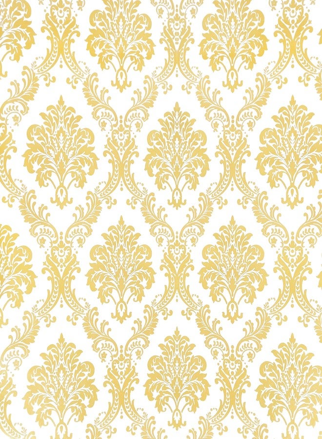 HOMEMATES Self-Adhesive Wallpaper Waterproof Old Furniture Vinyl Stickers Wooden Door Wardrobe Desktop PVC Wall Papers 45 X 304 CM (Royal Flower) - Image 4