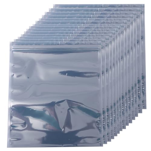 LJY ESD Large Anti-Static Resealable Bags for Electronics - Perfect for Motherboards,Hard Drives Antistatic Bag,Resealable Zipper Bag for SSD HDD 2.5 Laptop Hard Drive 50 Pcs 9.5" x 8.3"Zipper - Image 1