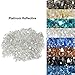 Skyflame 10-Pound Fire Glass for Fireplace Fire Pit and Landscaping, Platinum Reflective, 1/4-Inch - Image 2