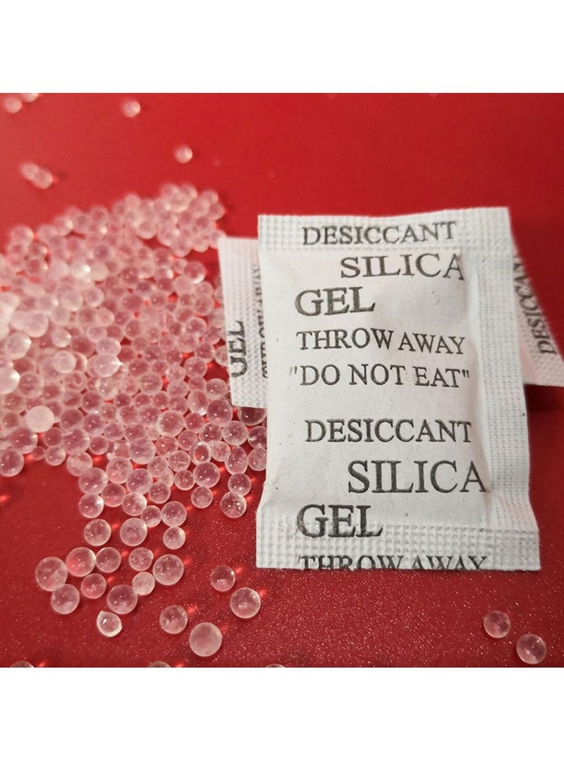 HomarKet Silica Gel Desiccant Bags 100pcs Non-Toxic Moisture Absorber Desiccant Dehumidifier for Kitchen Clothes Food Storage 5g  - Image 4