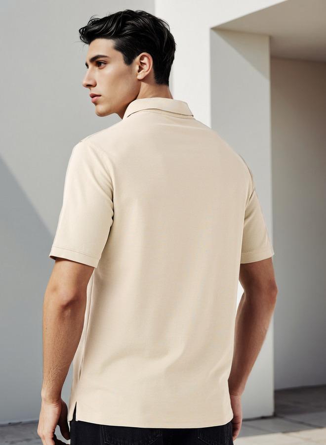 Emperor Textured Polo T-shirt - Image 3