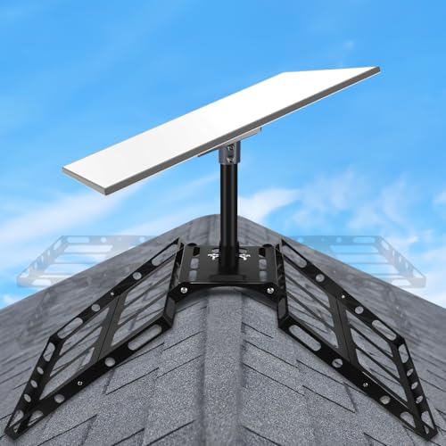 GADFISH Gen 3 Starlink Roof Mount, Starlink Roof Ridge Mount with Gen 3 Pipe Adapter, Adjustable Angle Starlink Mounting Kit, No Drilling Required - Image 1