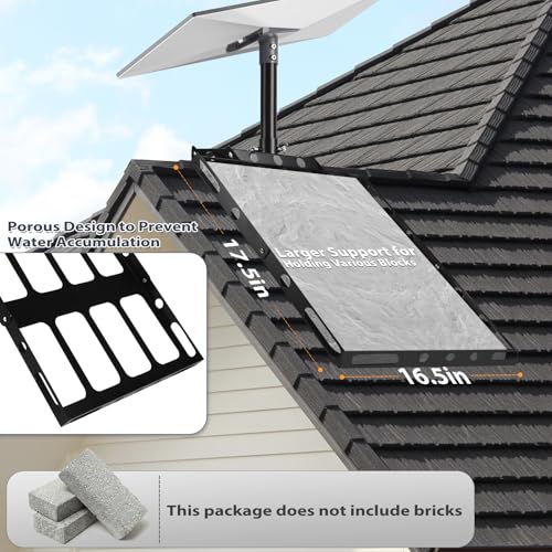 GADFISH Gen 3 Starlink Roof Mount, Starlink Roof Ridge Mount with Gen 3 Pipe Adapter, Adjustable Angle Starlink Mounting Kit, No Drilling Required - Image 3