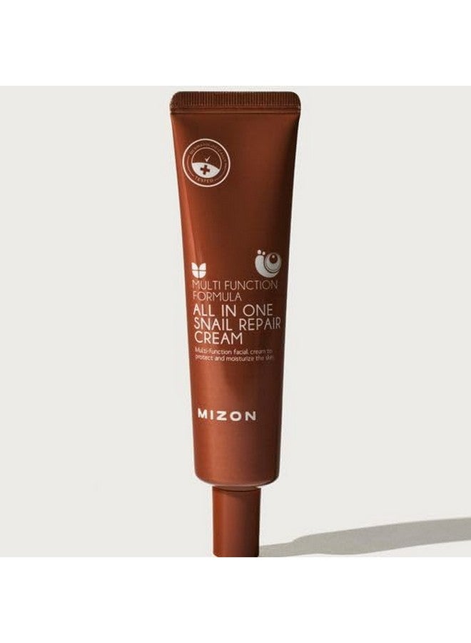 ميزون كريم إصلاح الحلزون الكل في واحد، خطوط الحلزون، مرطب للوجه، مستخلص مخاط الحلزون، العناية بالتجاعيد والعناية بالبقع، بدون لزوجة، العناية بالبشرة الكورية (35 مل/1.18 أونصة) - Image 2