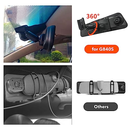 WOLFBOX حامل WOLFBOX OEM لكاميرا داش ميرا USB C G900 Tripro/G900PRO/G850PRO/G840S/G840H/G850/G900 - Image 2