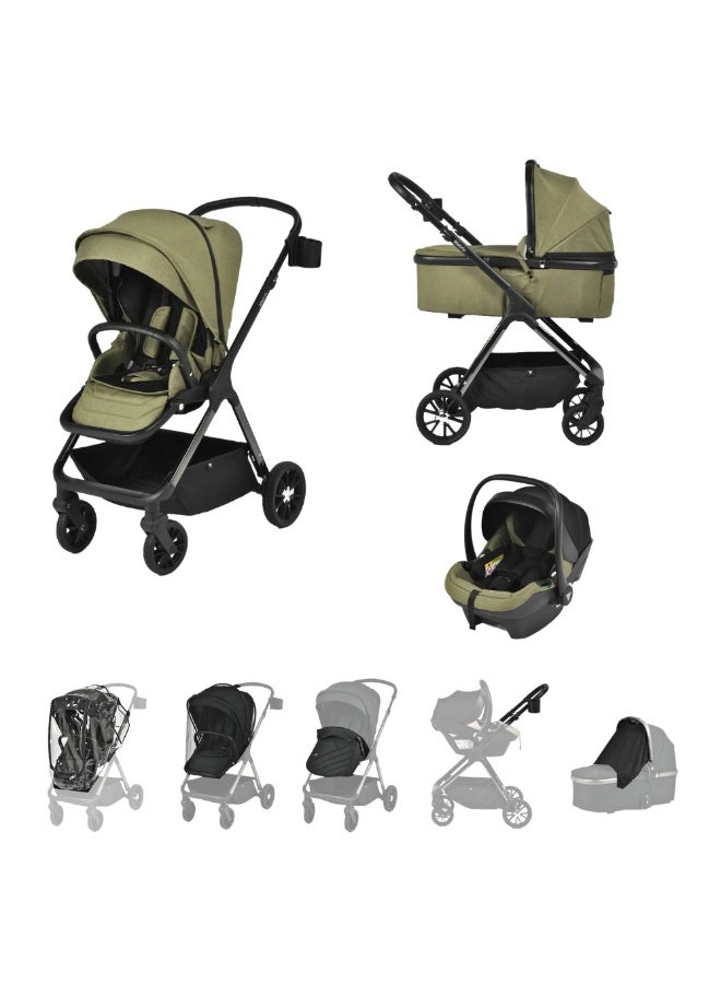 Chelino Matrix 3 in 1 Travel System Sage - Image 1