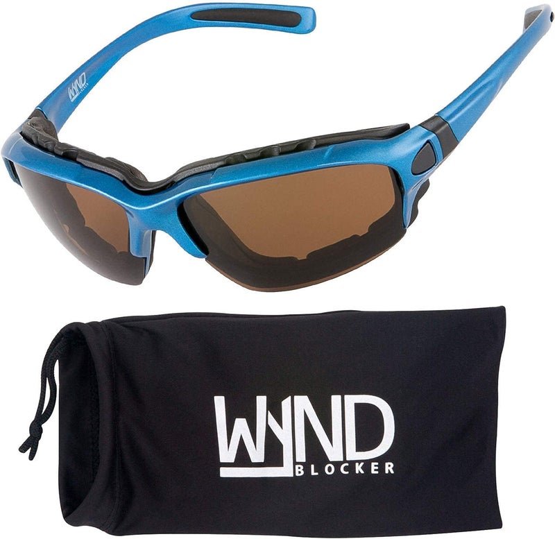 WYND Blocker Polarized Motorcycle Riding Sunglasses Sports Wrap Glasses - Image 1