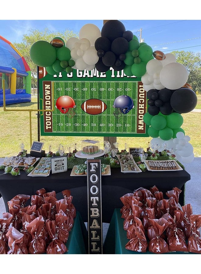 Cenven Football Backdrop It'S Game Time Party Backdground Football Birthday Banner Touchdown Football Party Decorations Boy Birthday Party Backdrop 7X5Ft - Image 4