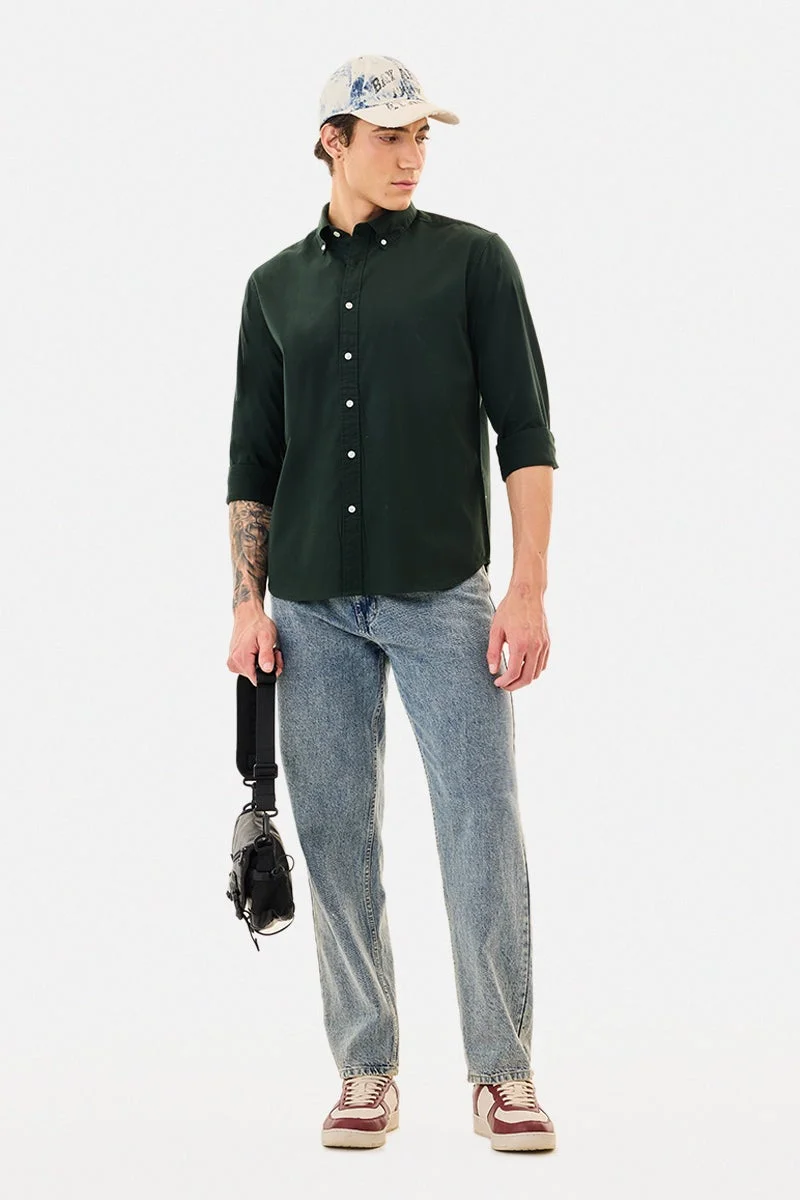 سنيتش قميص قطن % بقصة عادية