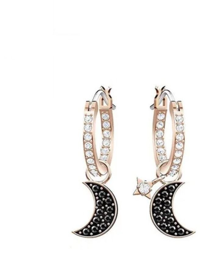 Chomel - Duo Moon And Star Elements  Earrings - Image 1