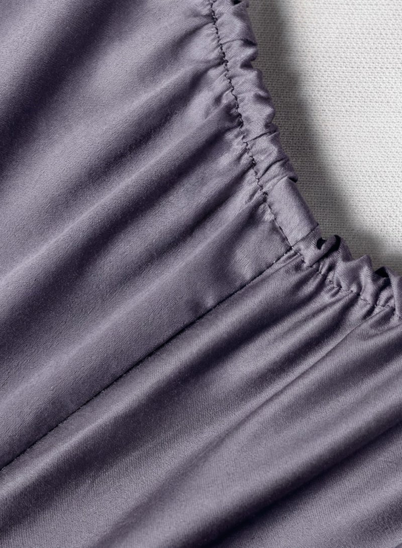 Askona Fitted Sheet 180x200 Askona Comfort Maco Sateen Ashen - Image 2