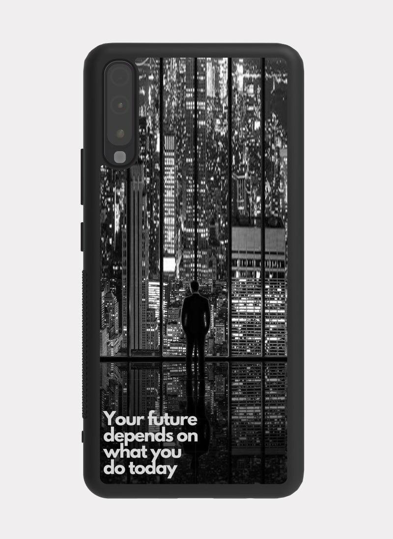 PXLAAT Samsung Galaxy A70 case cover English Quote - Image 1