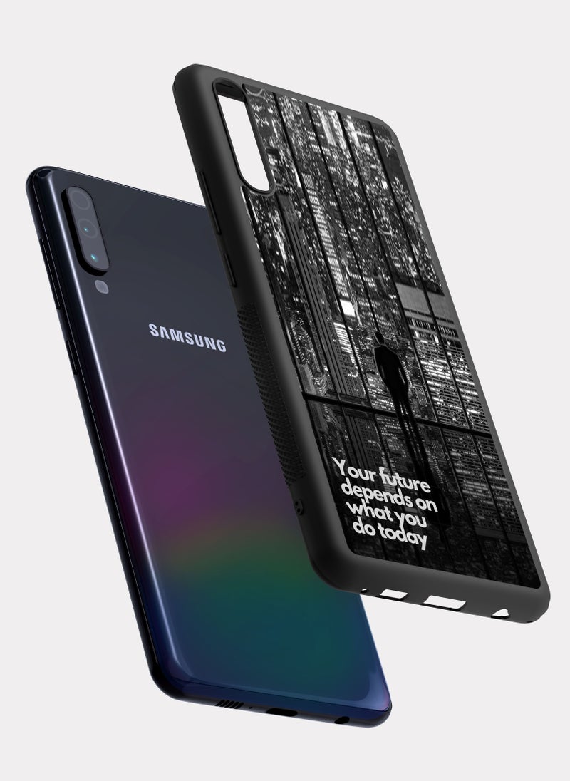 PXLAAT Samsung Galaxy A70 case cover English Quote - Image 2