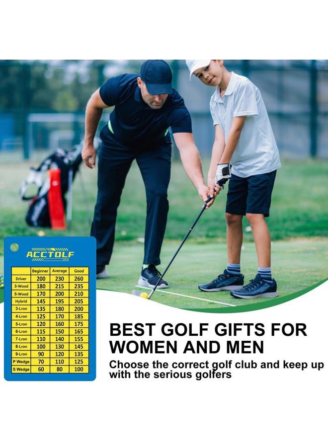 ACCTOLF Golf Club Range Chart Card, Sturdy Golf Yardage Card for Seasoned Golfers (1) - Image 3