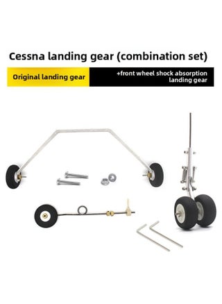182 Landing Gear Model Fixed-Wing Aircraft Steering Front And Rear Wheels Front Three-Point Upgraded Aluminum Alloy Shock Absorption-Color:+front Wheel Shock Absorption (set)-Specification:Cessna 182 Landing Gear - pzsku/Z9782635762E18407BE76Z/45/1745586788/96176691-a184-49ba-a389-f515d0b43a59