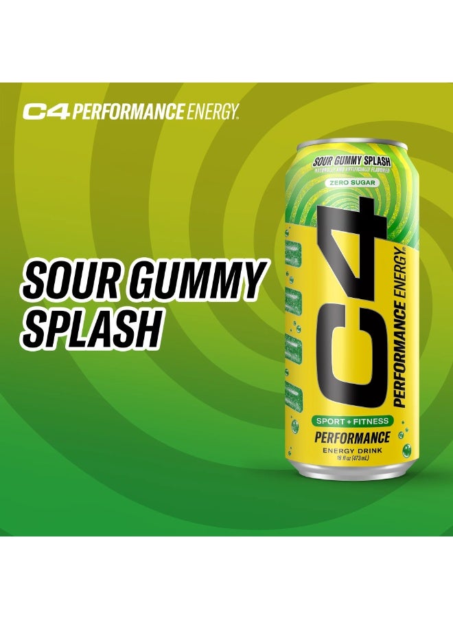 C4 Sour Gummy Splash Flavor Energy Drink - Image 3