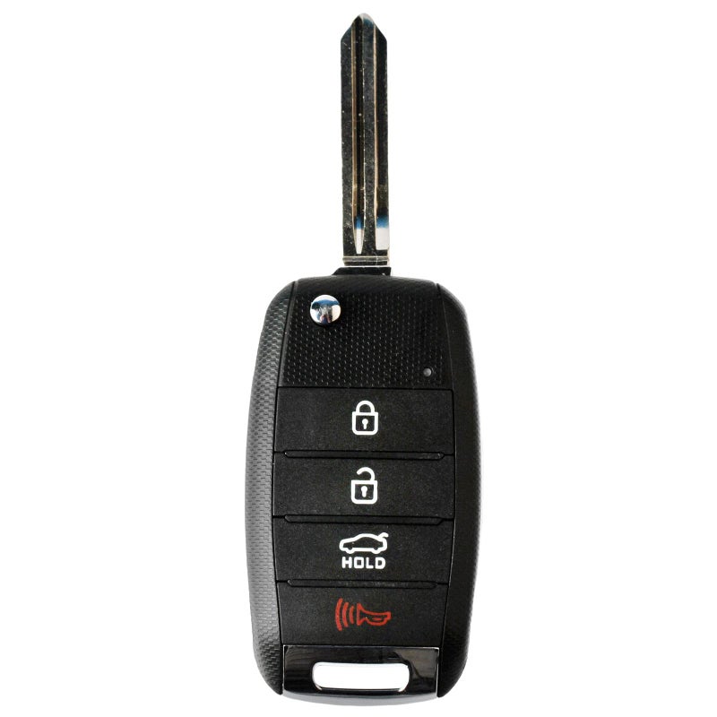 KeylessOption Keyless Entry Remote for Kia Forte (2017-2018) - Black Plastic Flip Key with 4 Buttons - Image 5