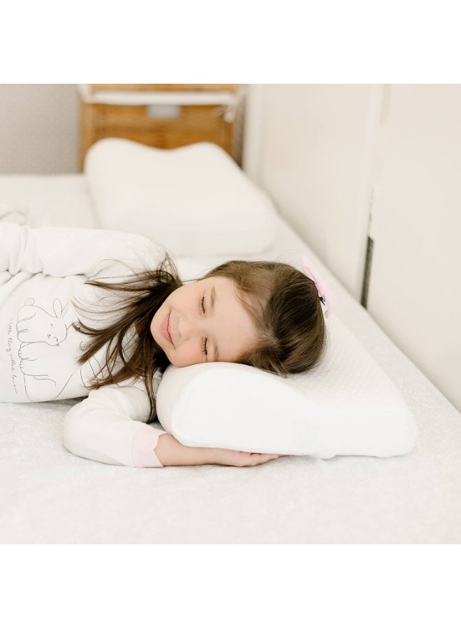 ارينا مخدة ميموري كونتور للأطفال  بمقاس 48×26×6-8.8 سم، مصنوعة من ميموري فوم عالي الجودة ومضادة للحساسية. - Image 1
