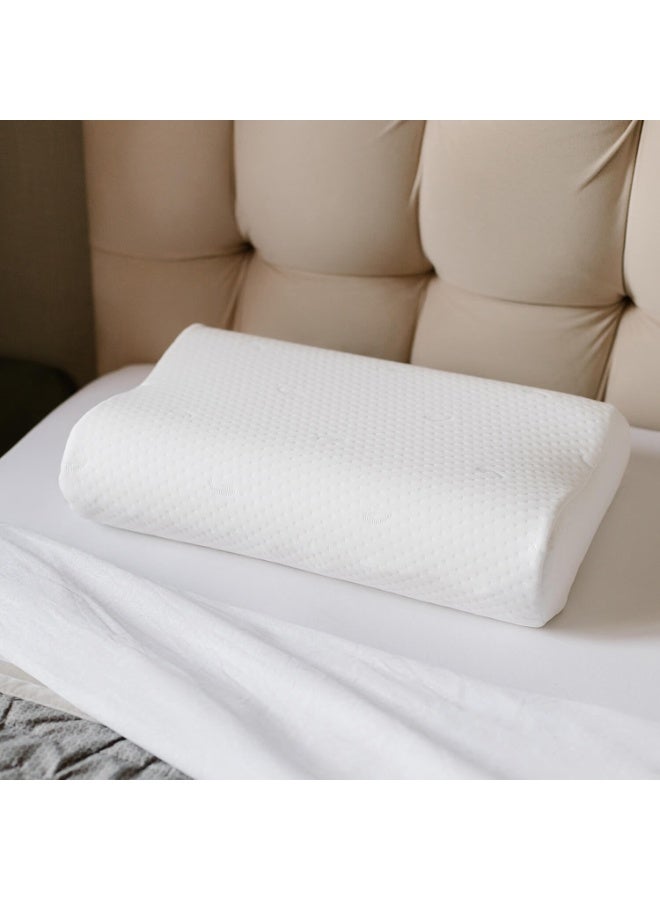 ارينا مخدة ميموري كونتور للأطفال  بمقاس 48×26×6-8.8 سم، مصنوعة من ميموري فوم عالي الجودة ومضادة للحساسية. - Image 3