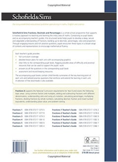 Fractions, Decimals and Percentages Book 6 Teacher  - Image 1