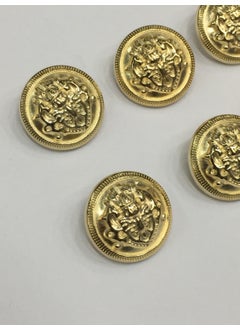 Karan Tuhafiye Karan Haberdashery Trench Coat and Blazer Jacket Button Set Gold  - Image 1