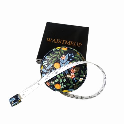 WAISTMEUP Tape Measure Measuring Tape for Body Tailor Cloth Fabric Sewing Knitting Craft Weight Loss Measurements Retractable 60-inch 1.5 Meter Push Button Dual Sided Tape Measure - Image 1