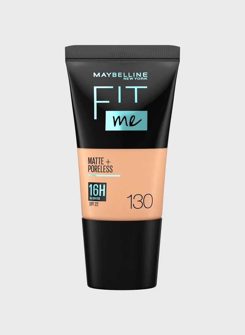 MAYBELLINE NEW YORK Fit Me Foundation Matte & Poreless with SPF - Tube 18Ml - 130