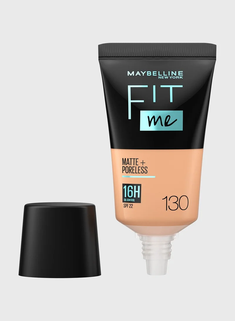 MAYBELLINE NEW YORK Fit Me Foundation Matte & Poreless with SPF - Tube 18Ml - 130