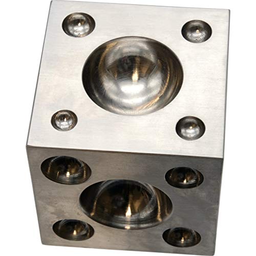 EURO TOOL Dapping Die Block, Steel | DAP-125.00 - Image 2