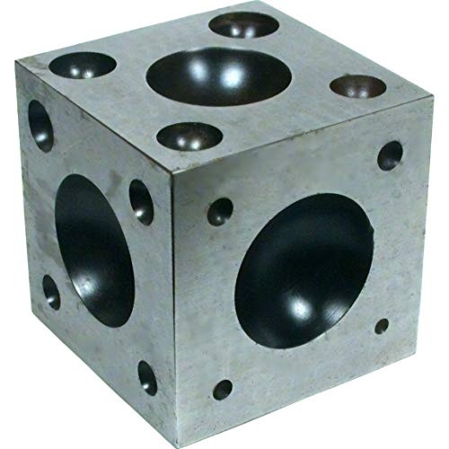 EURO TOOL Dapping Die Block, Steel | DAP-125.00 - Image 1