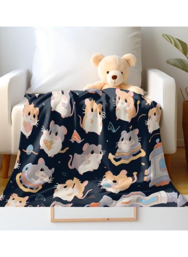 general Flannel thin blanket (warm and comfortable, suitable for sleep, gaming, dust removal and sandproof) 150cm*200cm - 367 - Image 5
