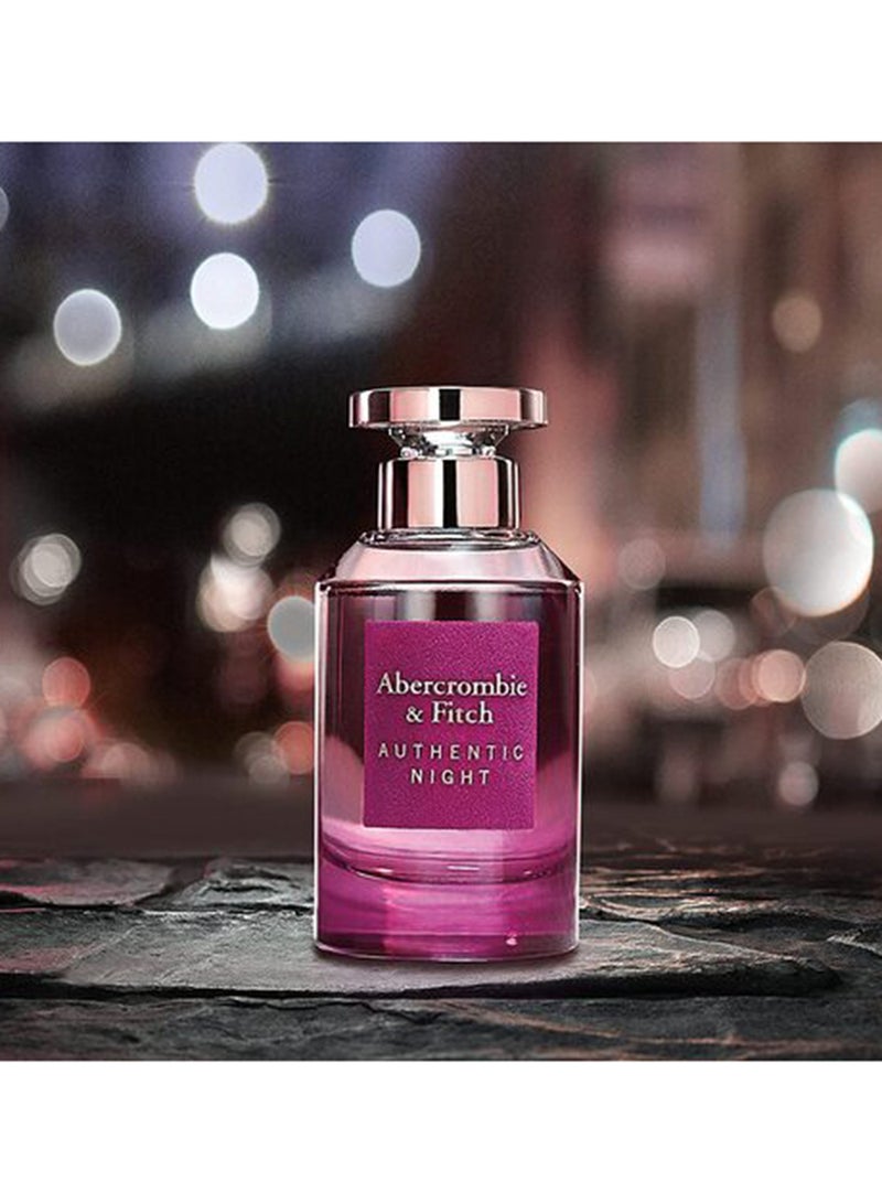 Abercrombie & Fitch Authentic Night W Edp 30 Ml