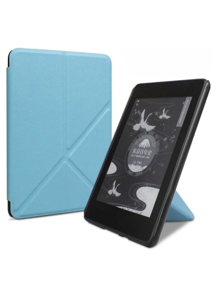 General - Stand Case Compatible with 7'' Kindle Paperwhite 12th Generation 2024 EReader Ebook Pocket Pouch Premium Leather Multiangle Origami Protective Shell Cover - Image 1