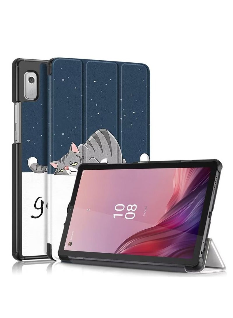 For Lenovo TAB M9 TB-310FU 9 inch Tablet Stand Cover Case(lazy cat) - Image 1