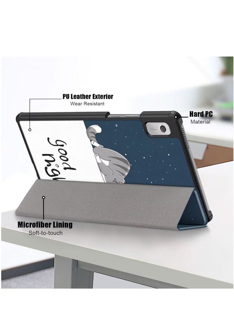 For Lenovo TAB M9 TB-310FU 9 inch Tablet Stand Cover Case(lazy cat) - Image 2