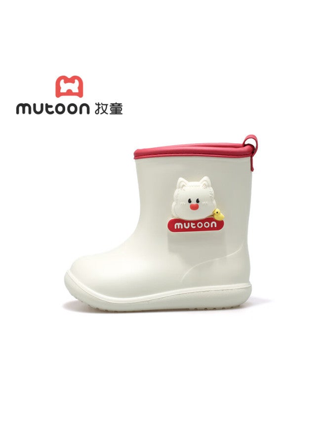 Mutong Kids Waterproof One-piece Rain Boots Cute Original Cartoon Baby Water Shoes Adai Mi 170