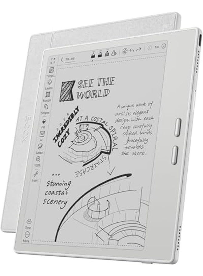 BOOX Go 7 eReader (7” E Ink Carta 1200) – Android 13 Tablet with Front Light, Touchscreen, 4GB RAM, 64GB Storage, microSD Slot, Ultra-Thin Design, Magnetic Case Included - Image 2