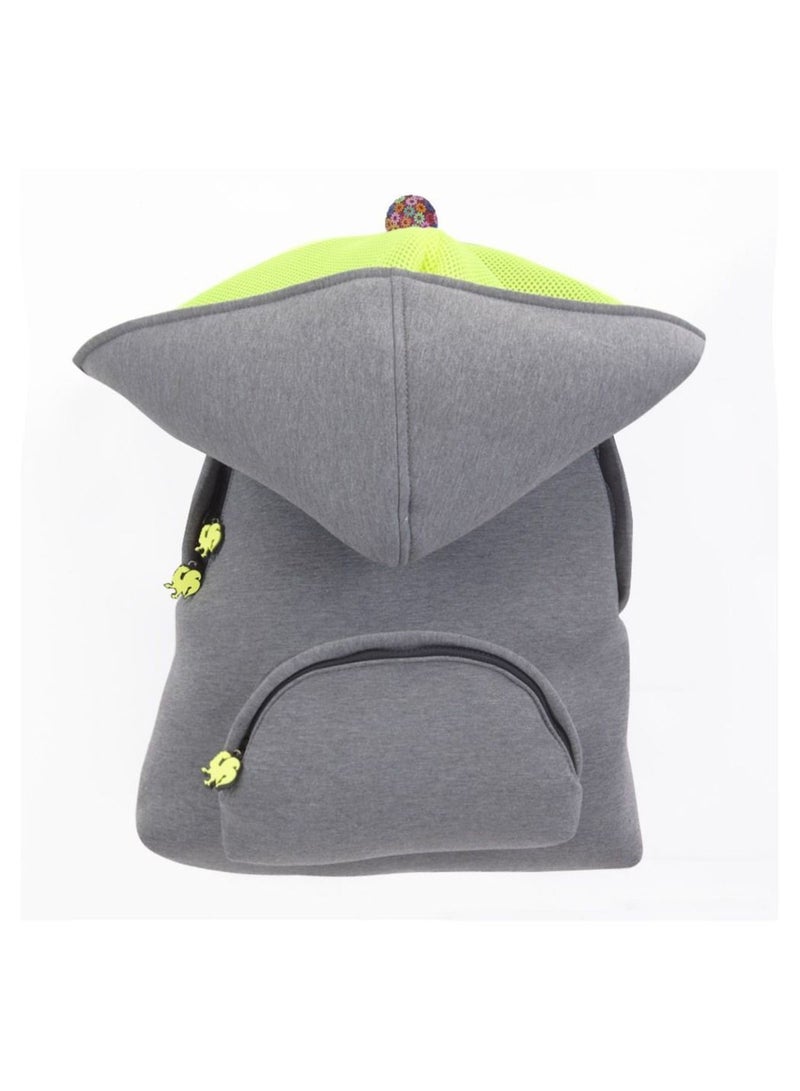 Morikukko Morikukko Grey Basic Neon Yellow Large  - Image 3