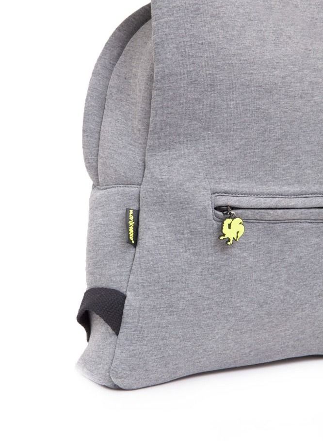 Morikukko Morikukko Grey Basic Neon Yellow Large  - Image 2