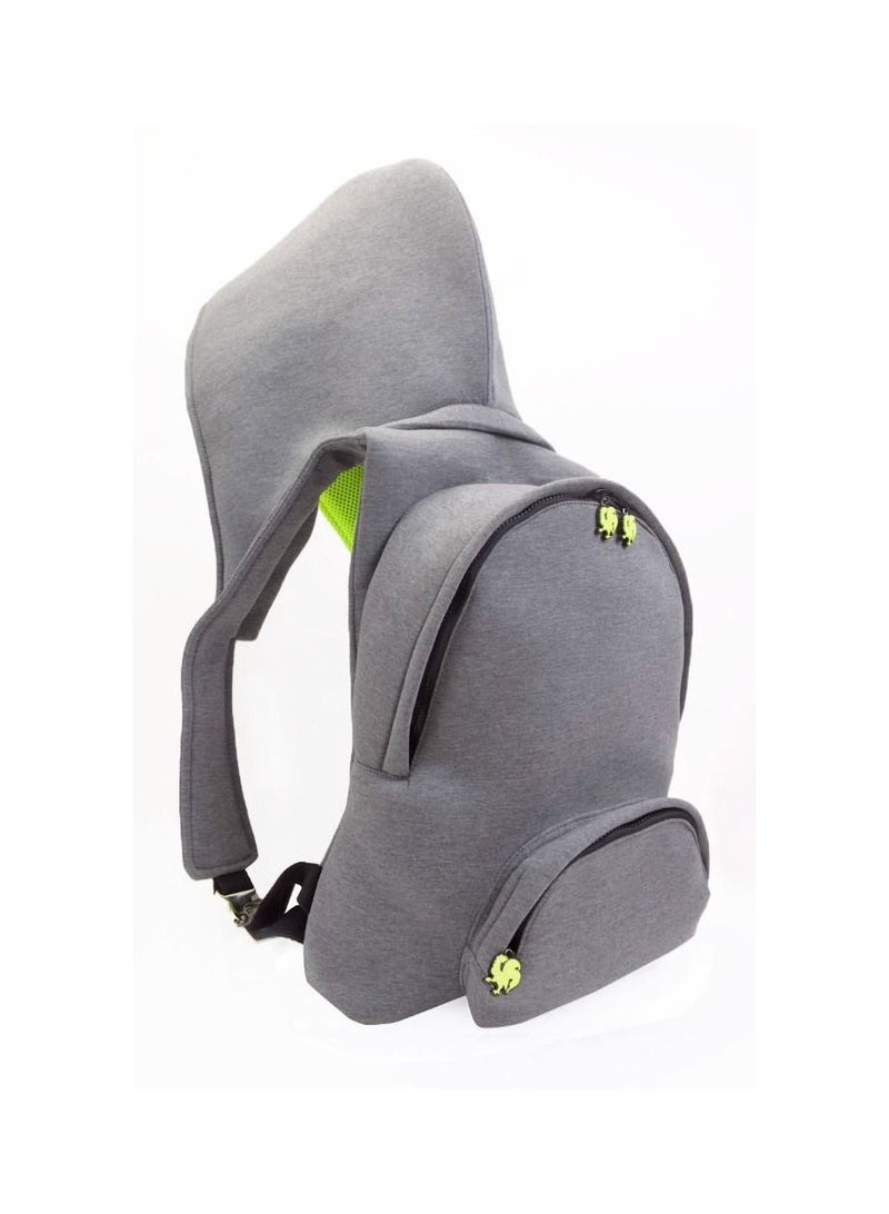 Morikukko Morikukko Grey Basic Neon Yellow Large  - Image 4