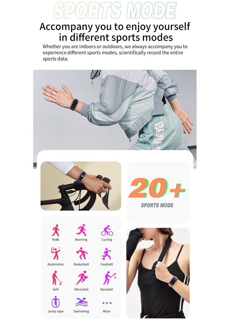 AROAQ H80 Smart Watch 1.47'' Full-Touch Screen IP67 Waterproof Health Monitor 20＋Sports Modes 25 Days Standby Custom Dial Compatible with Android iOS - Image 5