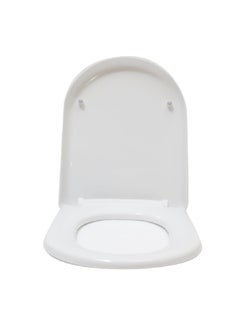 HONEYBEE High-Quality Polypropylene UBF Toilet Seat Cover White 453 x 51 x 365 cm LPA-109  - Image 1
