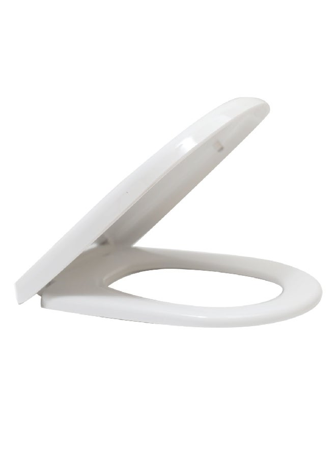 HONEYBEE High-Quality Polypropylene UBF Toilet Seat Cover White 453 x 51 x 365 cm LPA-109  - Image 2
