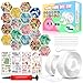 JANESVISSY Nano Tape Bubble Kit Nano Squishy Making kit Tape Bubbles Arts and Craft DIY Stress Ball Making kit and Crafts for Kids Ages 812 Year Bubble Craft Kit Toys 2PCS 212 - Image 3