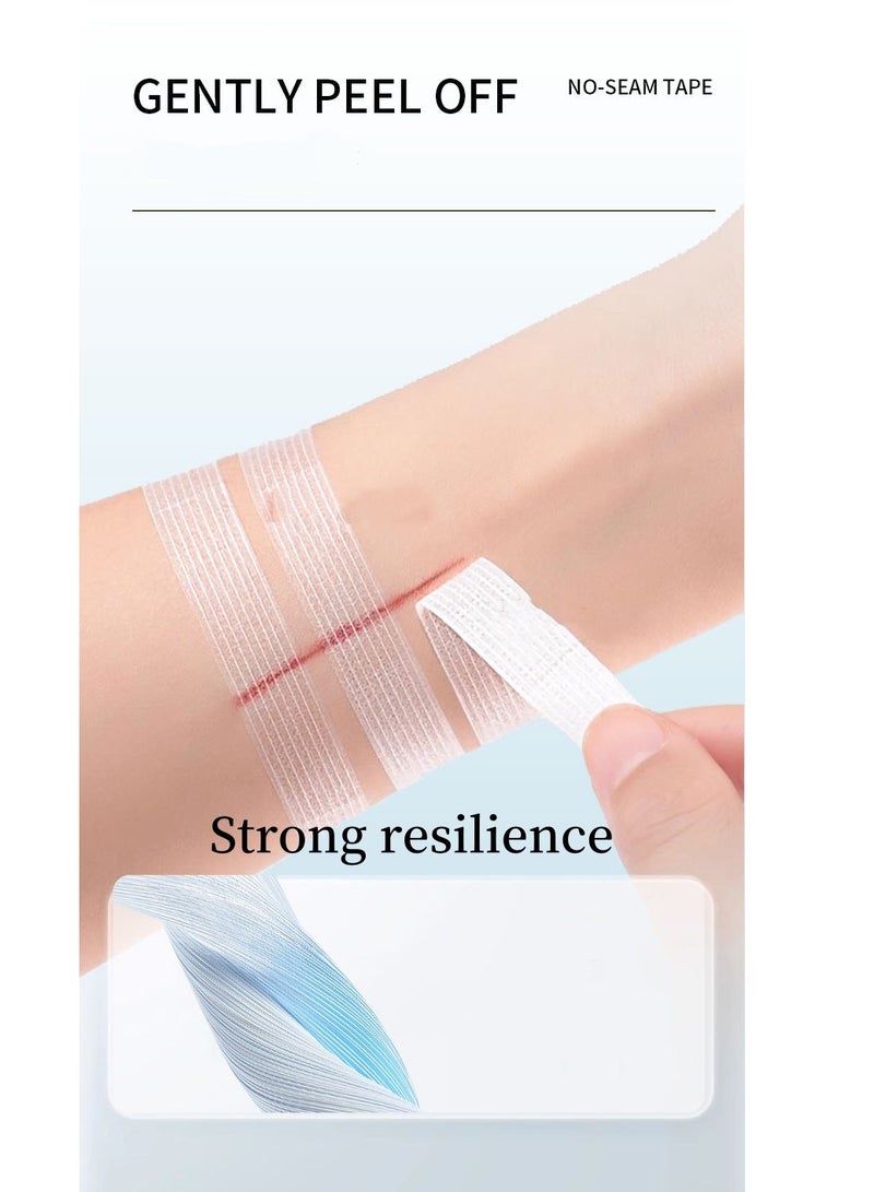 6 Pack Steri Strip Skin Wound Closures Strips, Breathable Strips Hold Small Wounds Firmly Closed, - 28 Wound Closures - Image 4