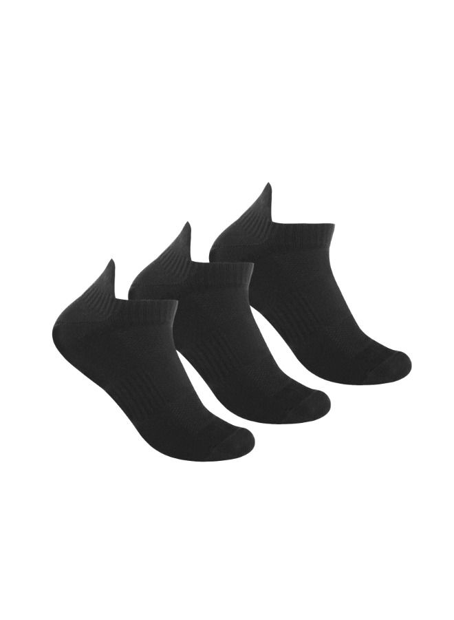 STITCH Men's Pack of 3 Lycra High Ankle Casual Socks