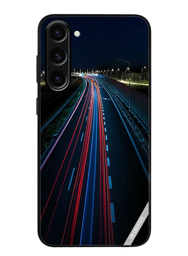 VR CREATIVE Protective Case Cover For Samsung Galaxy S24 Plus Road Design Multicolour - Image 1