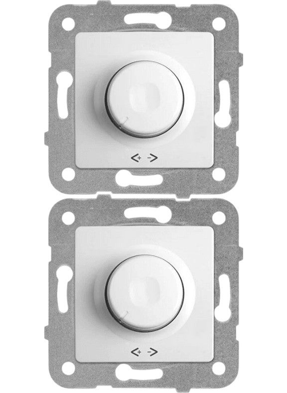 Viko Linnera Dimmer White (Frame Included) 90440047 (2 Pieces)  - Image 1